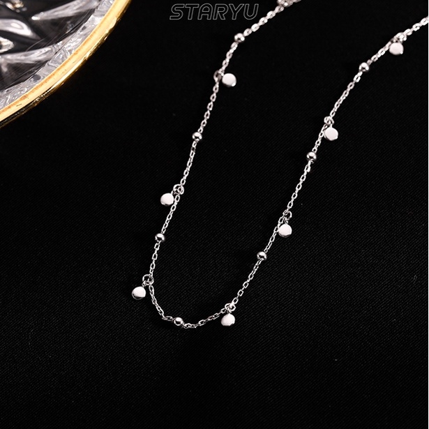 Vòng cổ Mạ Bạc 925 Thiết Kế Độc Đáo Thời Trang Cho Nữ