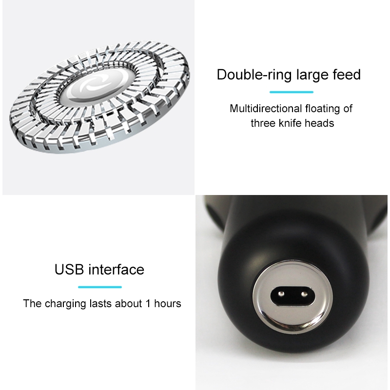 Máy cạo râu điện Ubeator chạy điện sạc lại được cho nam