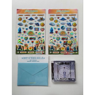 Nct dream epoxy, ar ticket hot summer dream, hộp jewel universe