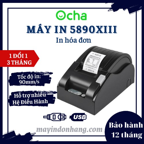 Máy In Bill Ocha GP5890XIII Giấy 58mm - Giá Rẻ, NEW 2020 | BigBuy360 - bigbuy360.vn