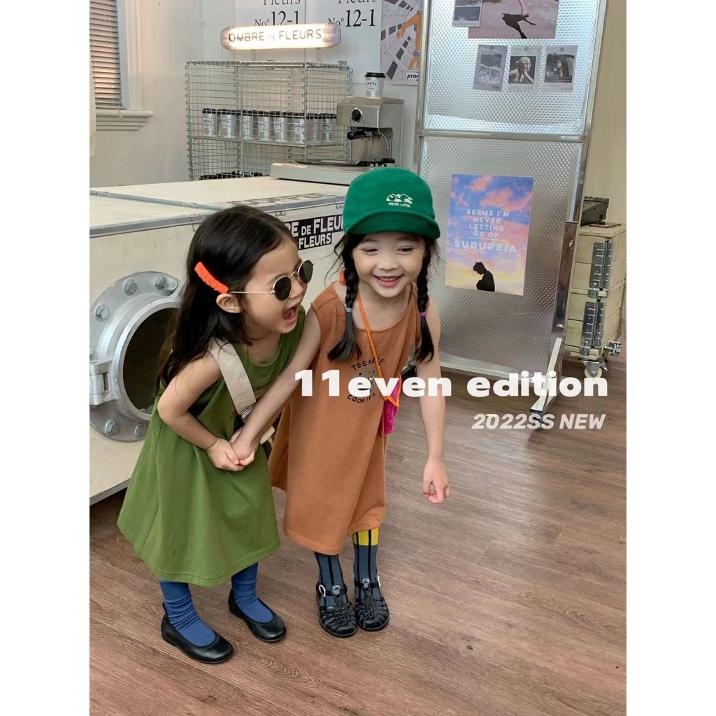 Đầm Thun Cotton Tay Ngắn Thoải Mái Thời Trang Mùa Hè Phong Cách Hàn Quốc Cho Nữ