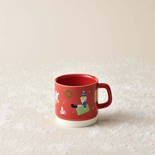 [LIFEMCMBP4 -12% đơn 250K] Cốc Sứ Mug Starbucks 12Oz (355ml) Toys Holiday Party