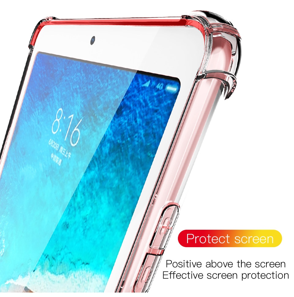 For Xiaomi mi pad 2 3 4 mipad 4plus Case Soft TPU Shockproof Protective Shell For Xiaomi MiPad4 Plus Protector Tablet Case máy tính bảng trong suốt