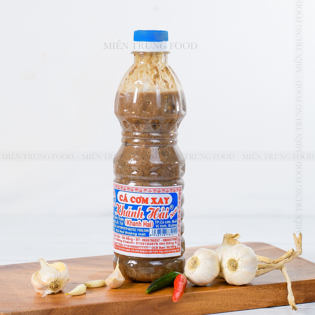 Mắm Nêm  cá cơm xay Đặc Biệt Khánh Hải thơm ngon đậm đà, đặc sản Đà Nẵng loại 500ml