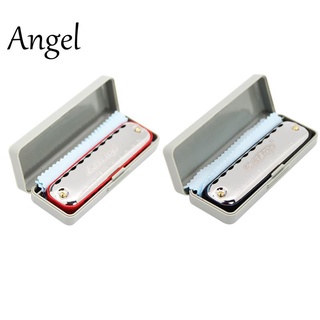 Kèn Harmonica 10 Lỗ 20 Tông Màu Đỏ