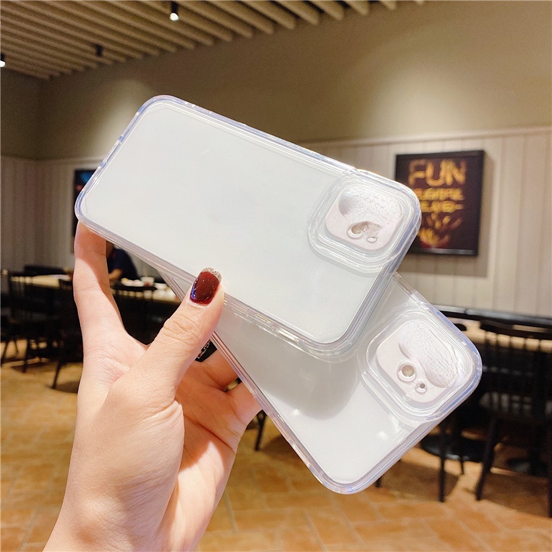 Ốp Điện Thoại TPU Mềm Trong Suốt Hình Mèo Cho Iphone 6 6s 7 8 Plus X XR XS Max 11 12 13 Pro Max Mini