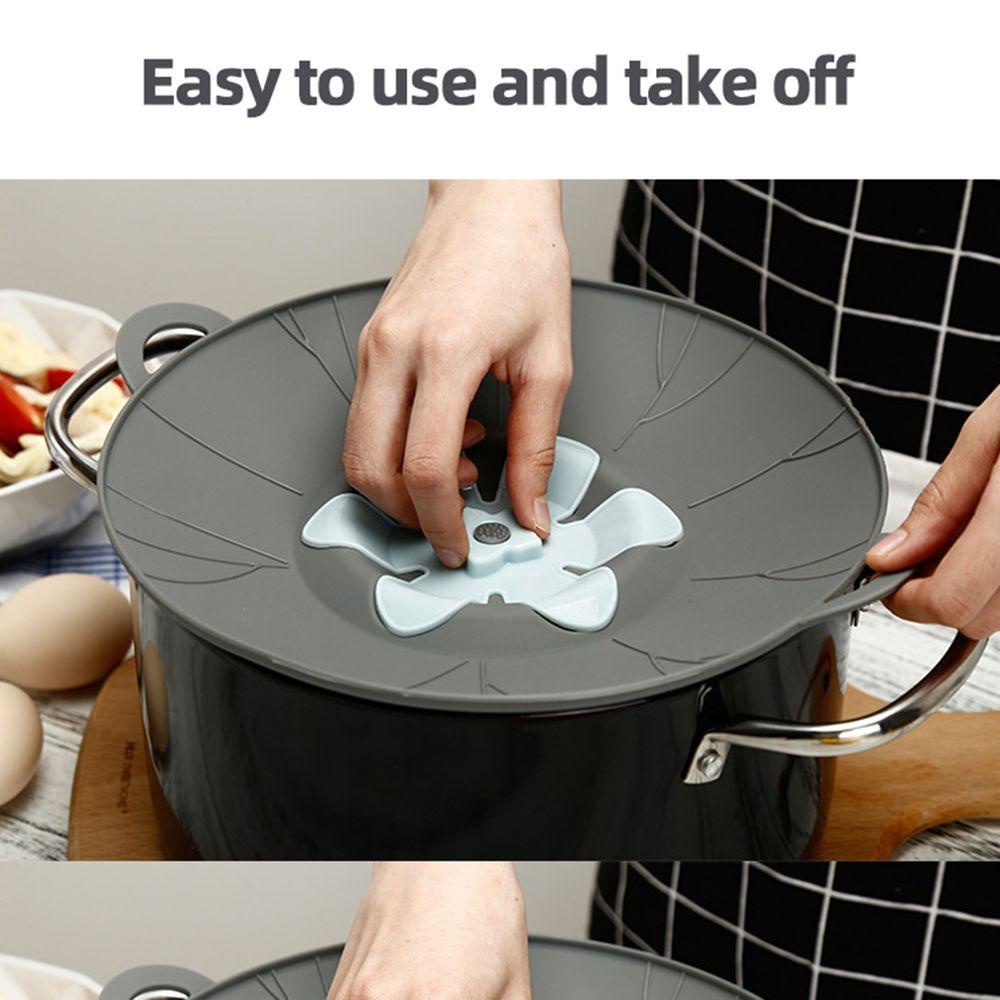 Nắp Đậy Nồi Bằng Silicone Chống Tràn Đa Năng Tiện Dụng