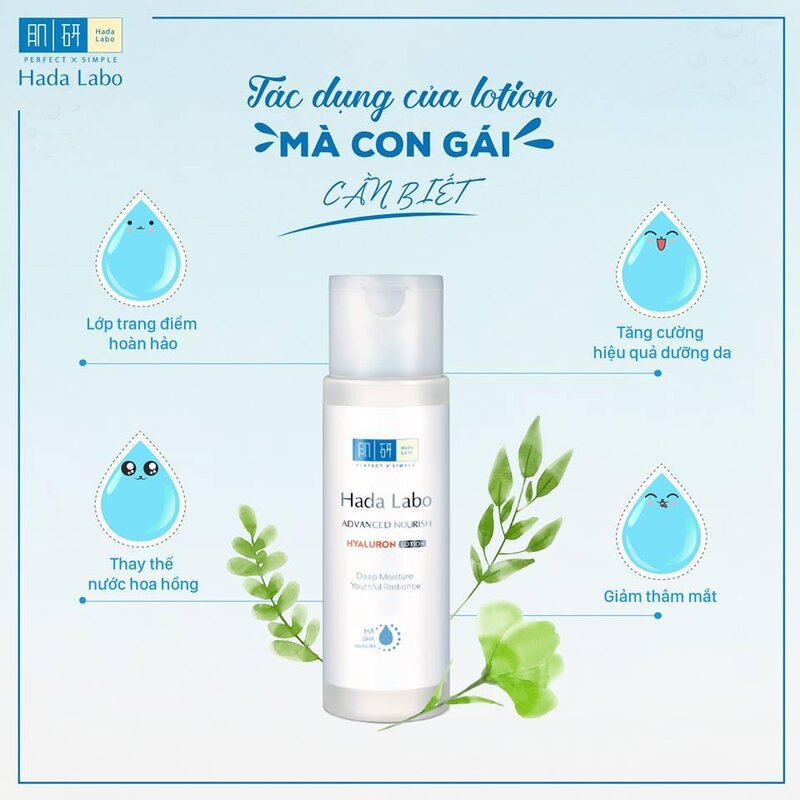 Nước Hoa Hồng Dưỡng Ẩm Cho Da Khô Và Da Thường Hada Labo Advanced Nourish Hyaluron Lotion (Normal Skin) 100ml