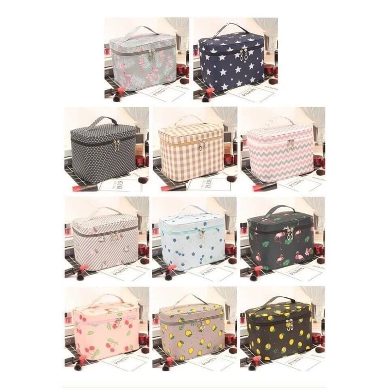 Túi Vải Đựng Mỹ Phẩm, Đồ Trang Điểm (Màu Ngẫu Nhiên)