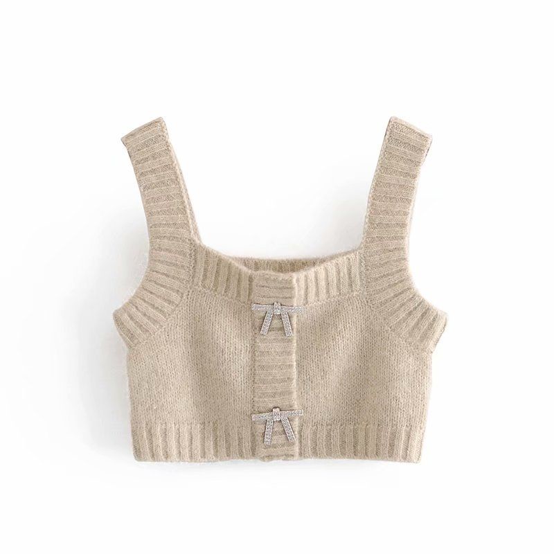SET ÁO KHOÁC LEN KÈM ÁO DÂY MÀU NÂU KÈM ZR XUẤT XỊN