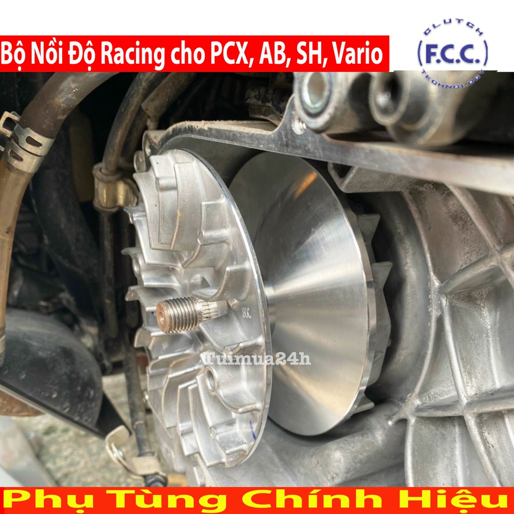 Full Bộ Nồi Độ FCC Racing Honda Vario, AirBlade 125/150, Click, Sh Mode, Lead 125, PCX