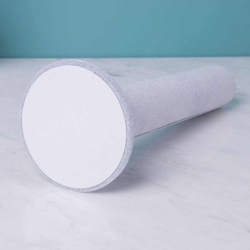 Flgo Giá Đỡ Vòng Cổ / Vòng Tay Bằng Nhung Xám Đen Độc Đáo Trang Trí Nhà Cửa