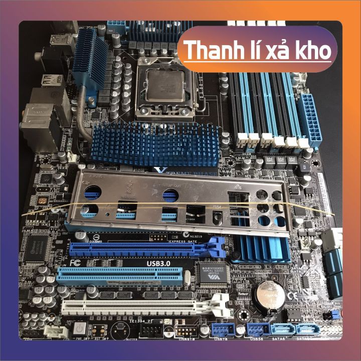 COMBO MAIN CHIP X58 CÁC HÃNG hình thức đẹp bảo hành 1 tháng mobo and cpu