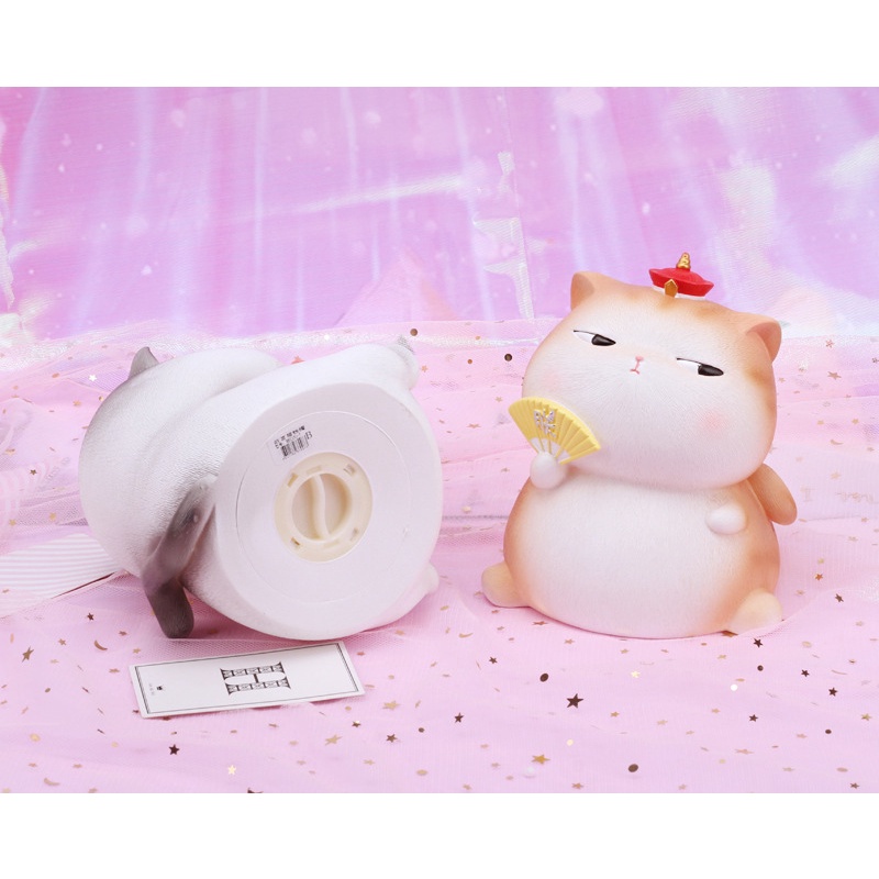 Ống Heo Tiết Kiệm Hình Mèo Hoàng Cung Trang Trí Nhà Cửa