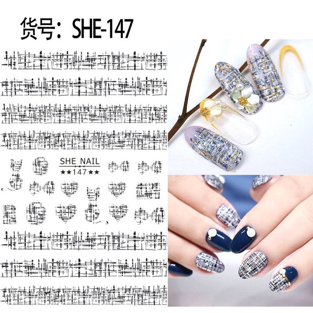 Sticker dán móng tay