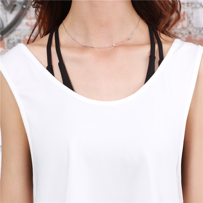 Áo thun ba lỗ CERA-Y tanktop from rộng sát nách màu trắng / màu đen CRA067