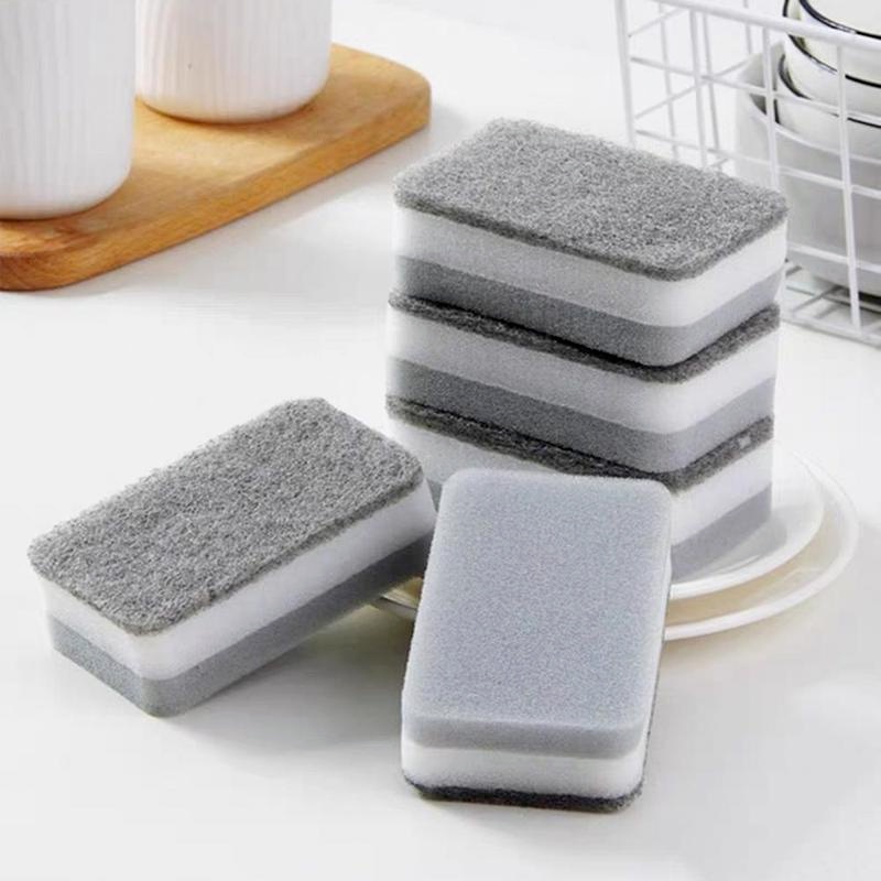 Set 5 Miếng Bọt Biển Rửa Chén Hai Mặt Đa Năng Tiện Dụng