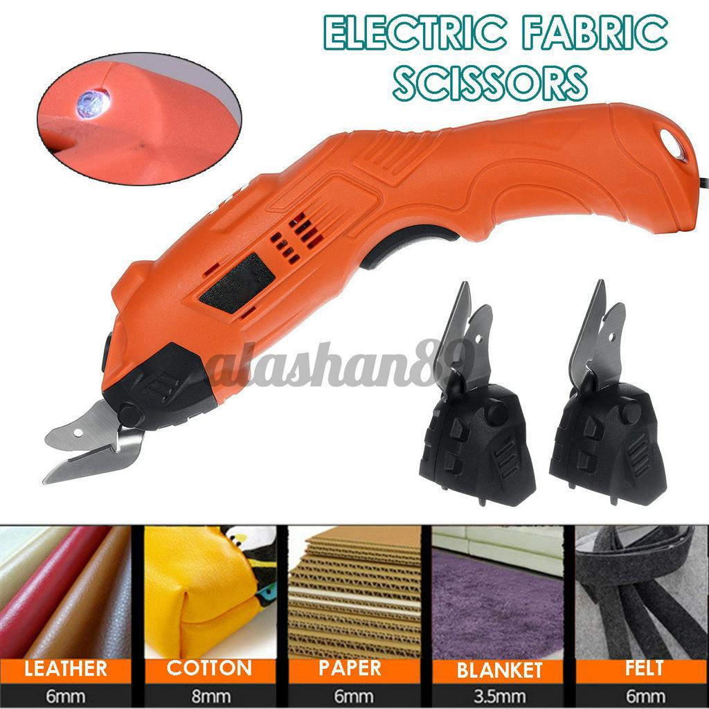 Kéo Cắt Vải Sử Dụng Điện Kèm 2 Lưỡi Dao