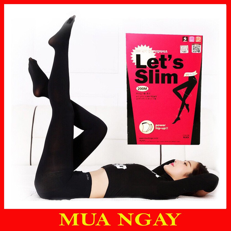 Quần tất da chân let's slim siêu đàn hồi LS11 tiện dụng