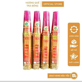 Combo 3 bó nhang phổ thông lá quế -220cay/38cm -hương quế trà bồng quảng ngãi/thơm nhẹ/ ít khói