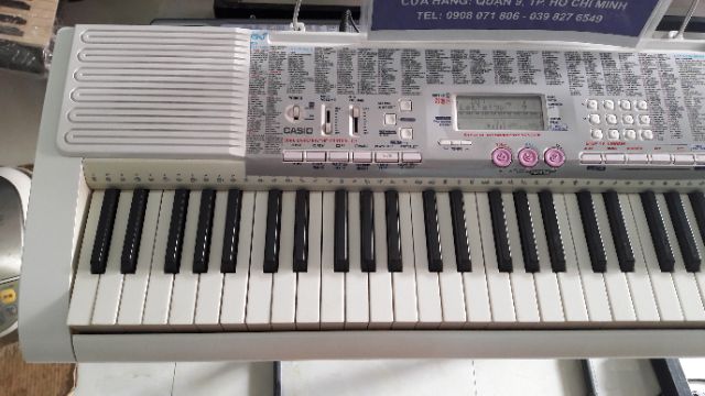 Đàn organ casio lk 105 phím hộp piano nguyên bộ