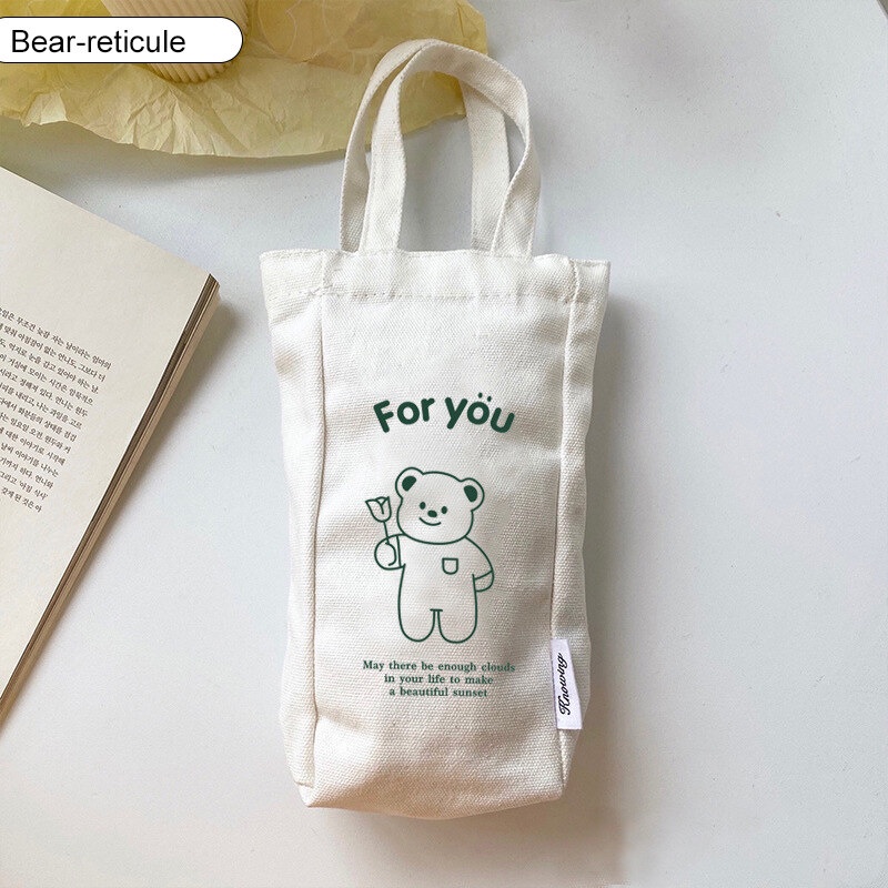 Bình nước giữ nhiệt YUELMAN dung tích lớn dễ thương phong cách Hàn Quốc