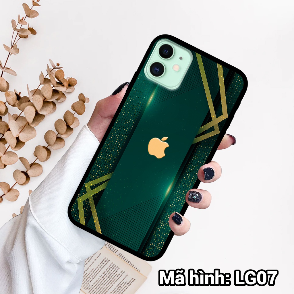 Ốp điện thoại IPHONE 11/11 PRO/11 PRO MAX in hình họa tiết thời thượng,cho nam và nữ – lưng kính tráng gương viền dẻo