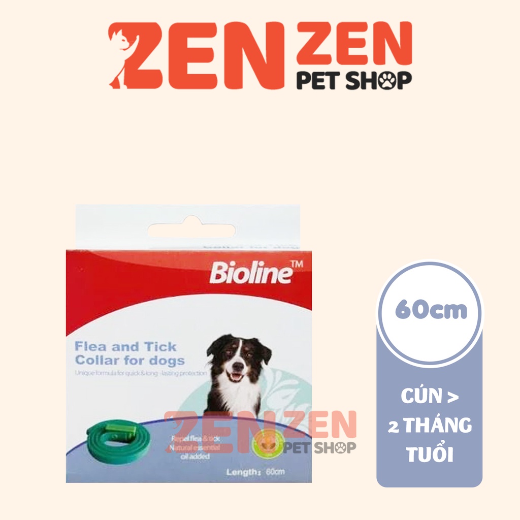 Vòng Cổ Chống Ve Rận Bọ Chét Cho Chó Mèo Bioline