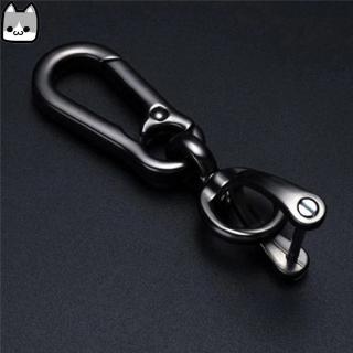 Metal Key Ring Holder Horseshoe Car Keychain Multi-function Keyring