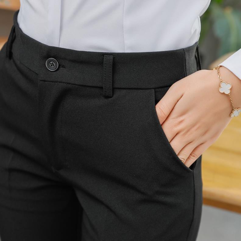 QUẦN TÂY NỮ CÔNG SỞ CẠP CAO, QUẦN ÂU NỮ ỐNG ĐỨNG, KHOÁ KÉO, DÁNG ĐẸP | BigBuy360 - bigbuy360.vn