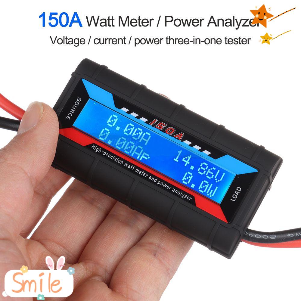 Đồng hồ đo và phân tích công suất dòng điện Amp Watt độ chính xác cao có đèn nền LCD kỹ thuật số nguồn 150A