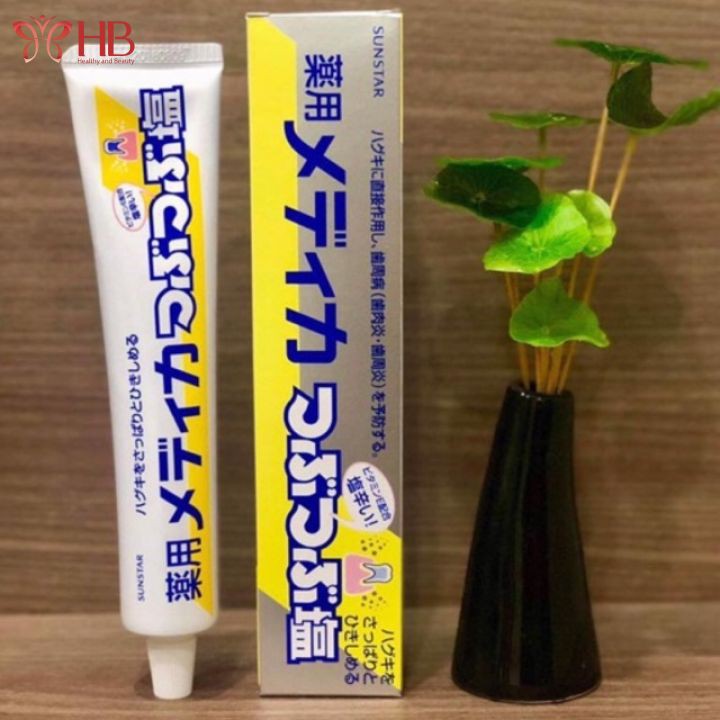 Kem Đánh Răng Muối Sunstar Nhật Bản 170G bảo vệ nướu, trắng răng, hơi thở thơm mát, ngăn ngừa chảy máu chân răng