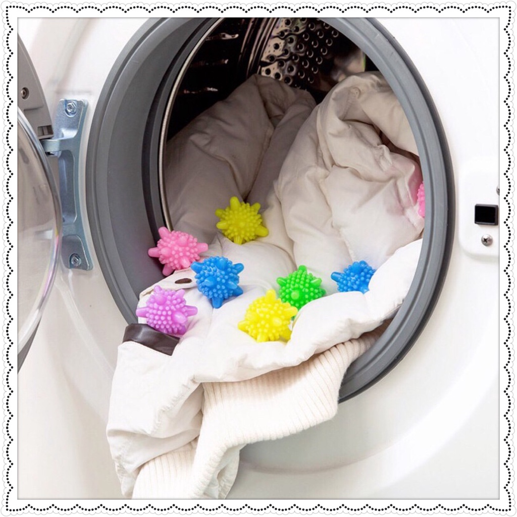 Combo 10 quả cầu gai ion giặt sạch làm phẳng quần áo đánh bay vết bẩn