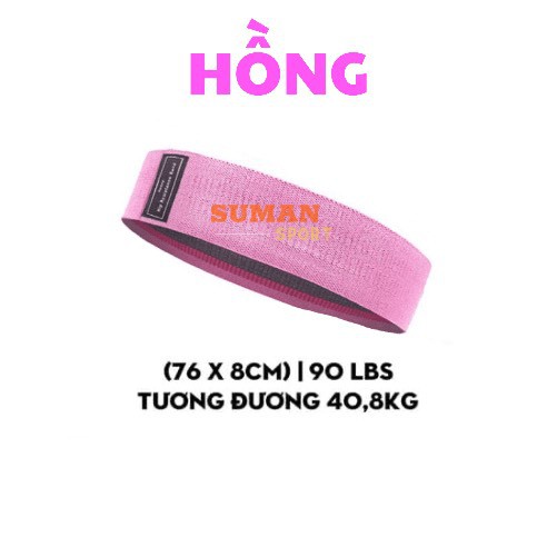 Dây miniband kháng lực Latex tập Yoga-Gym, dây latex tập mông, đùi, chân, mini band tập gym