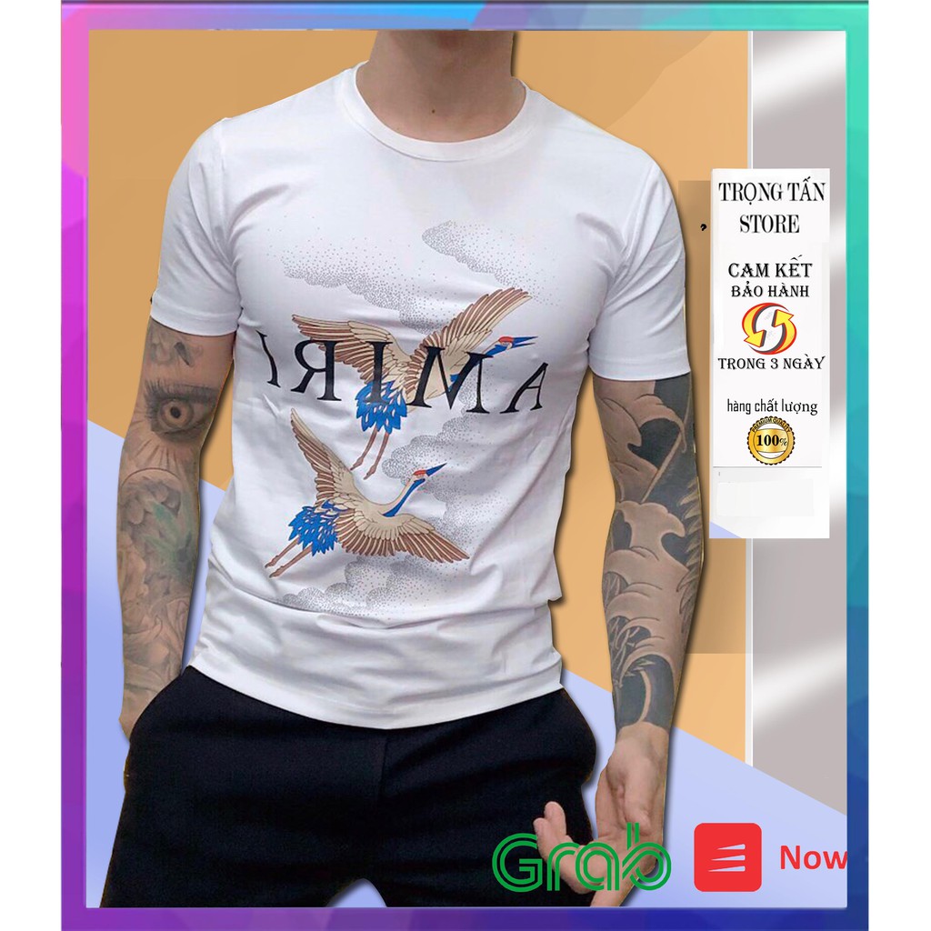 Áo Phông Nam, Áo Thun Nam  Chất Liệu Thun Lạnh Co Giãn 4 Chiều Thoáng Mát - AC03 - Trongtanfashion