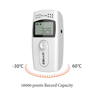 Nhiệt Ẩm Kế Tự Ghi EliTech RC-4HC (Đã Bao Gồm Hiệu Chuẩn. Theo TT02/BYT).