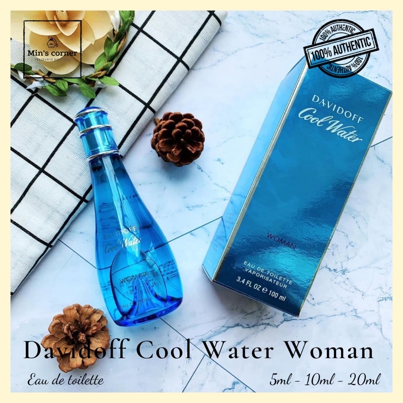 [Min’s corner] Mẫu thử 10ml nước hoa Davidoff Cool Water Woman