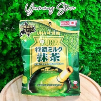 Kẹo Trà Xanh UHA Nhật Bản Gói 58G