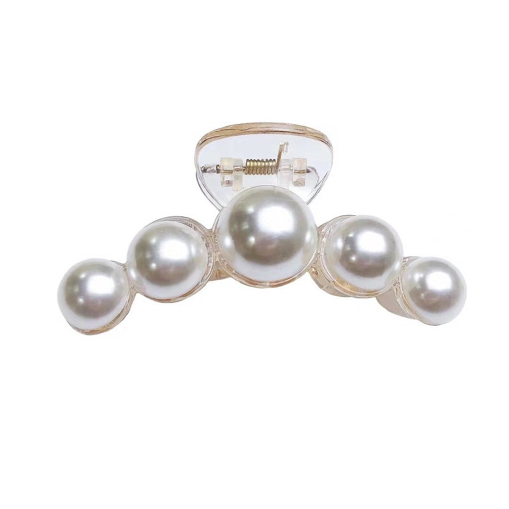 Kẹp Tóc Đính Ngọc Trai Xinh Xắn Theo Phong Cách Hàn Quốc