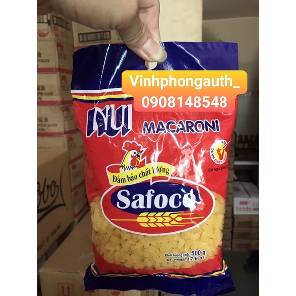 Nui  chữ C Safoco 500g