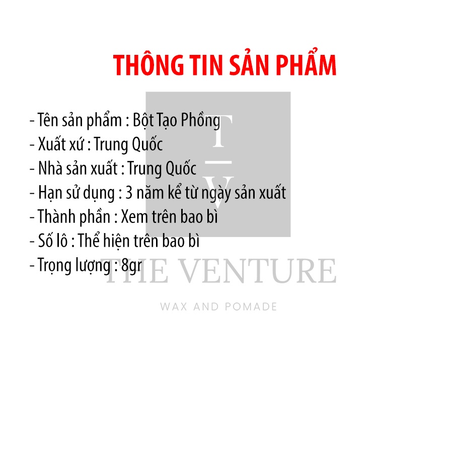 Bột Tạo Phồng Tóc Nam Nữ Sevich - 8 Gram