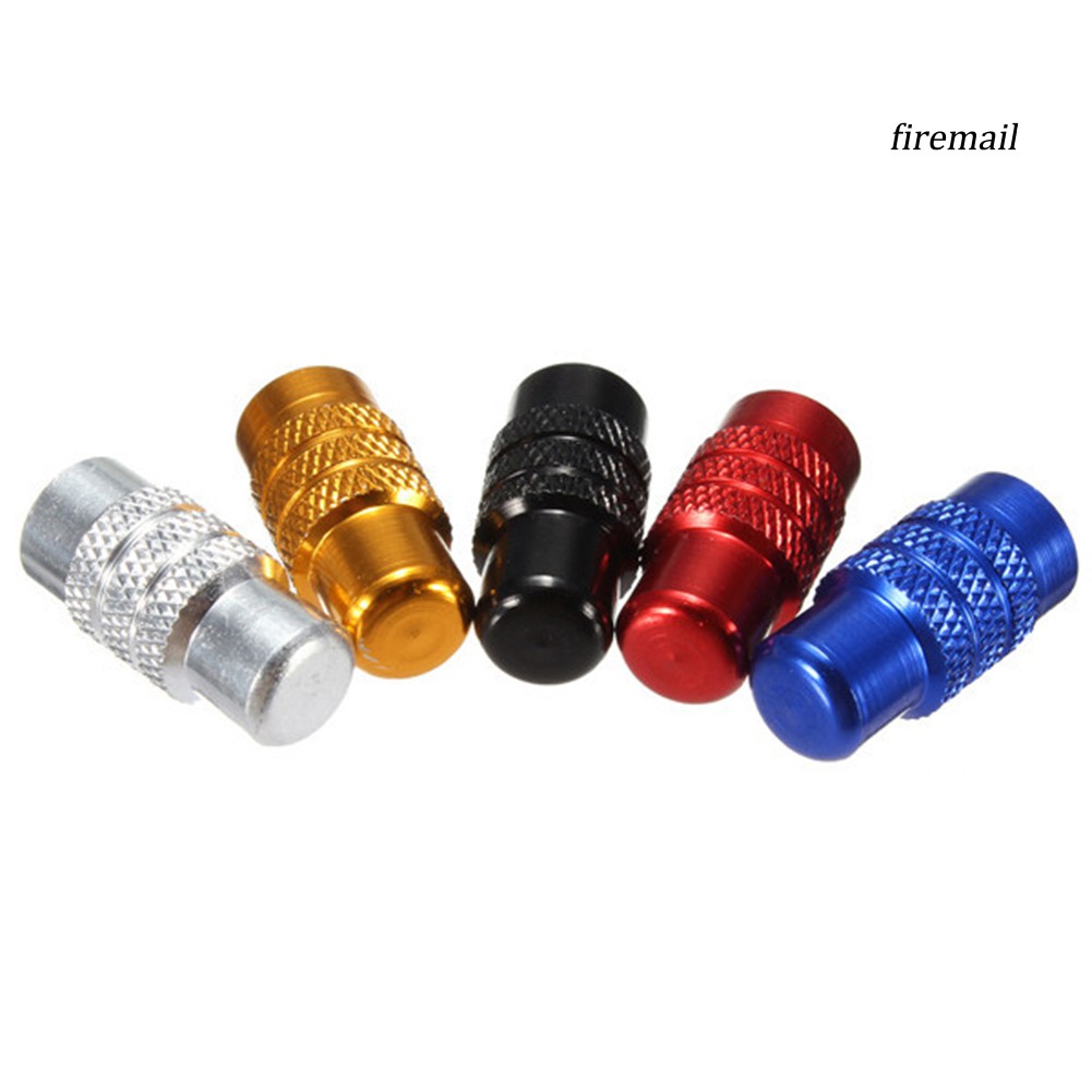 Phụ Kiện Xe Đạp 4Pcs MTB Fixed Gear Bicycle Bike Tire Presta Valve Stem Dust Cap Alloy Cover