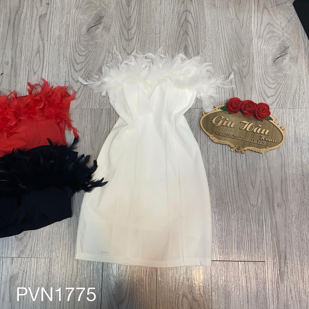 [Mã SKAMA06 giảm 8% tối đa 50K đơn 250K] Đầm lông xẻ đùi | BigBuy360 - bigbuy360.vn