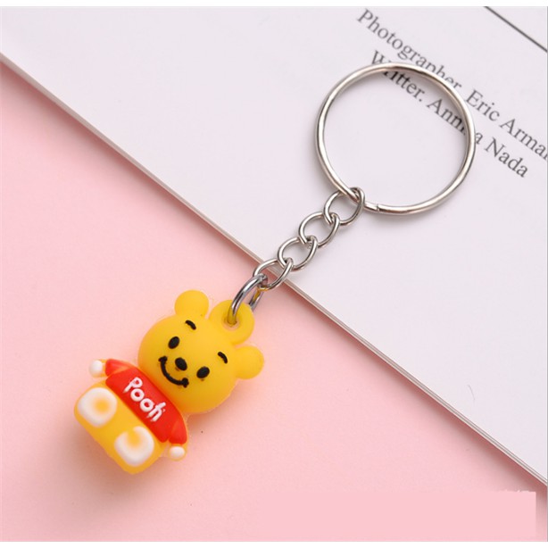 móc khóa gấu pooh 2.5cm