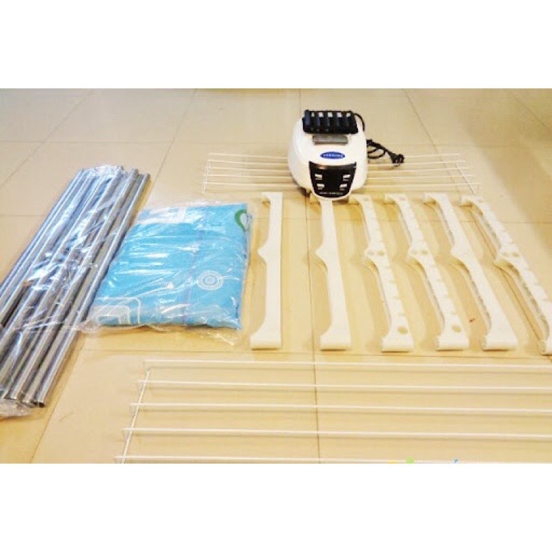 [SẴN HÀNG] Tủ Sấy Quần Áo Chịu Lực 15 Kg, Công Suất 1300W Sấy Nhanh Trong 1 Giờ, Có Điều Khiển Hẹn Giờ