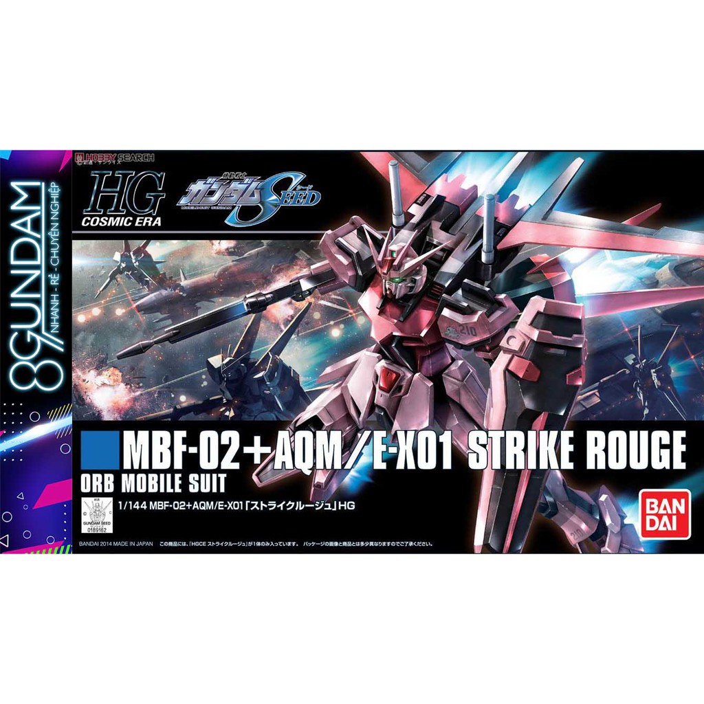 Mô Hình Lắp Ráp Gundam HG CE Strike Rouge