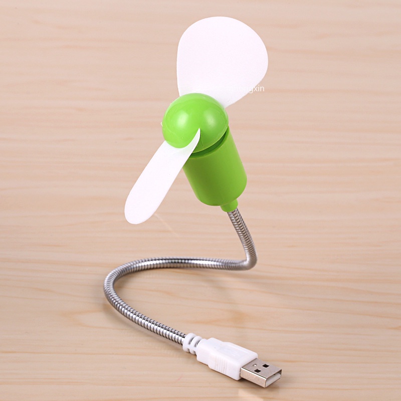 Quạt Làm Mát Mini USB Thiết Kế Cổ Ngỗng Linh Hoạt Tiếng Ồn Thấp Cho Máy Tính Laptop Điện Tử