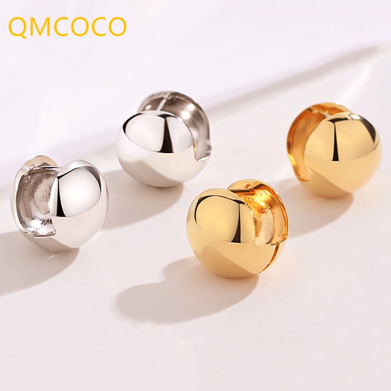 Khuyên Tai Vòng Tròn Màu Vàng / Bạc Thiết Kế Sáng Tạo Thời Trang Mùa Hè Cổ Điển Cho Nữ