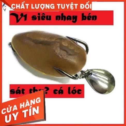 [ XẢ HÀNG ] [Made in Thái Lan] mồi câu cá lóc mồi câu cá lóc Frog Toon V1 Thái Lan