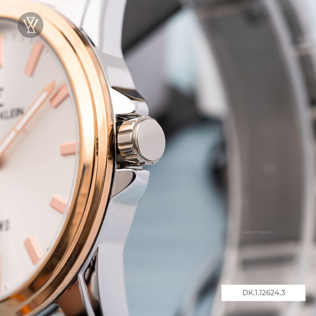 Đồng Hồ Quartz Nam Daniel Klein WATCHSTORE DK.1.12624.3 Mặt Kính Khoáng 43mm, Dây Kim Loại, Vỏ Thép Không Gỉ